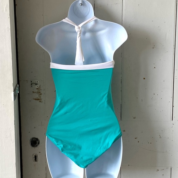 Lauren Ralph Lauren Halter One Piece Swim Suit - Picture 12 of 12